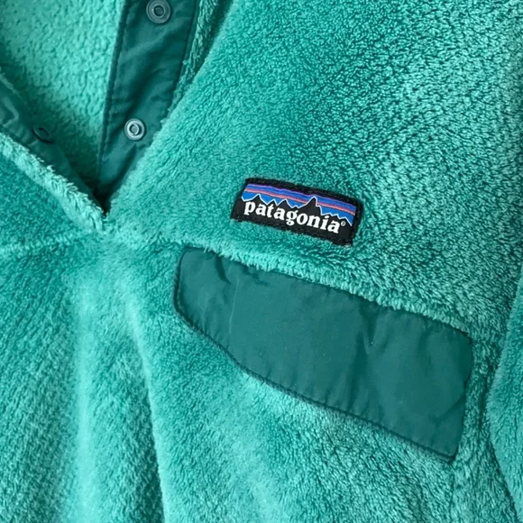 Patagonia Teal Pullover Jacket - Size XL - Picture 2 of 4
